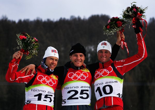 ANDRESEN Frode, , FISCHER Sven, , HANEVOLD Halvard. Torino 2006 Men Sprint