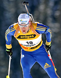 BERGMAN Carl Johan. Pokljuka 2006 Men Sprint