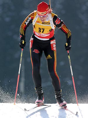 WILHELM Kati. Pokljuka 2006 Women Sprint