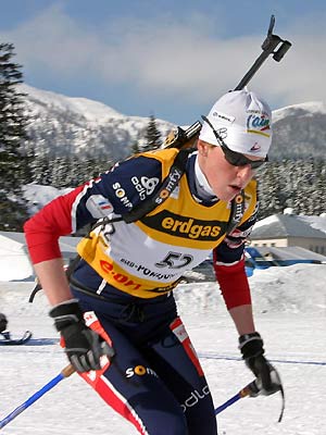 BAILLY Sandrine. Pokljuka 2006 Women Sprint