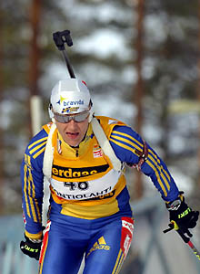 ZIDEK Anna Carin. Kontiolahti 2006 Women Sprint