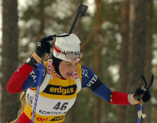 FLATLAND Ann Kristin. Kontiolahti 2006 Women Sprint