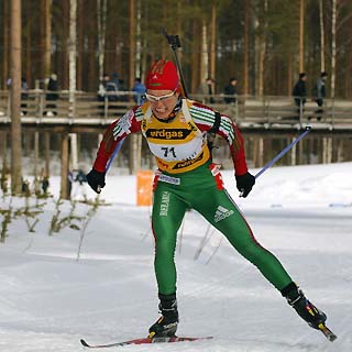 VINOGRADOVA Ekaterina. Kontiolahti 2006 Women Sprint