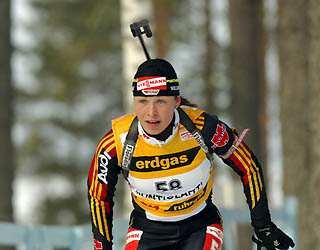 NEUNER Magdalena. Kontiolahti 2006 Women Sprint