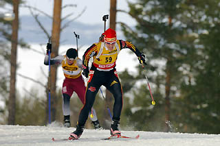 WILHELM Kati. Kontiolahti 2006 Women Sprint