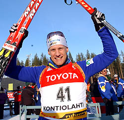 BERGMAN Carl Johan. Kontiolahti 2006 Men Sprint