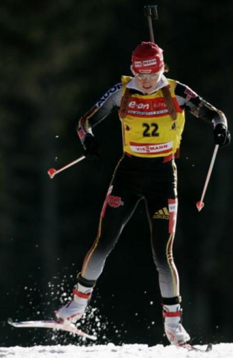 HENKEL Andrea. Hochfilzen 2006 Sprint Women