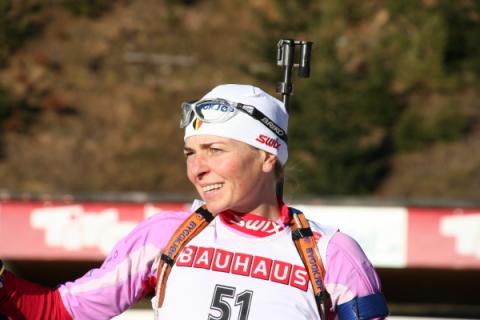 SANTER Nathalie. Hochfilzen 2006 Sprint Women