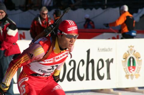 ZHANG Chengye. Hochfilzen/Osrblie 2006 Men Sprint-2