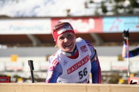 SOROKINA Natalia. Hochfilzen/Osrblie 2006 Women Sprint