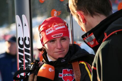 HENKEL Andrea. Hochfilzen/Osrblie 2006 Women Sprint