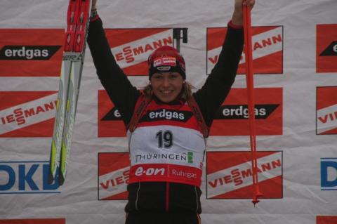 NEUNER Magdalena. Oberhof 2007 Women Sprint