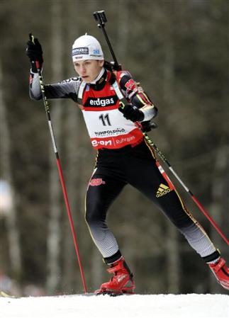 LANG Kathrin. Ruhpolding 2007. Women Sprint.