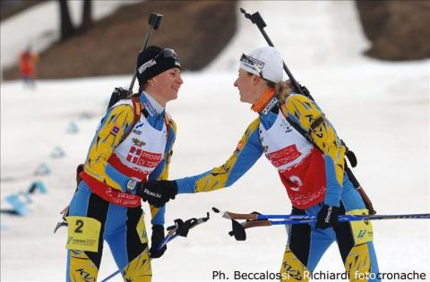 SEMERENKO Valj, , SEMERENKO Vita. Winter Universiade 2007. Women pursuit