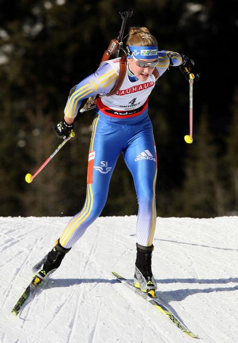 EKHOLM Helena. WCH 2007. Antholz. Women sprint