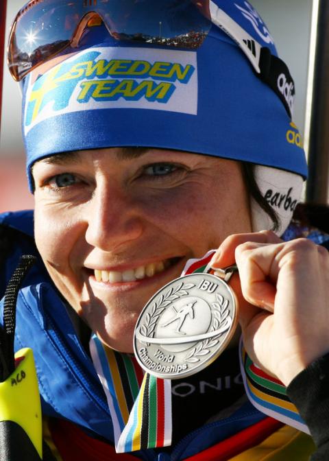 ZIDEK Anna Carin. WCH 2007. Antholz. Women sprint
