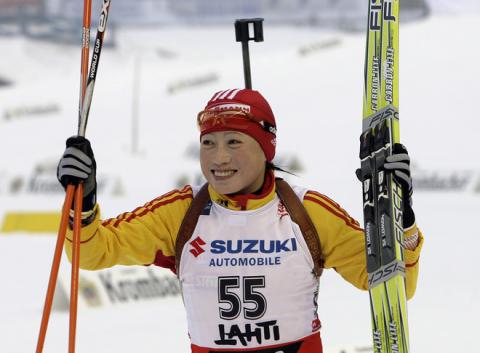 KONG Yingchao. Lahti 2007. Sprint women.