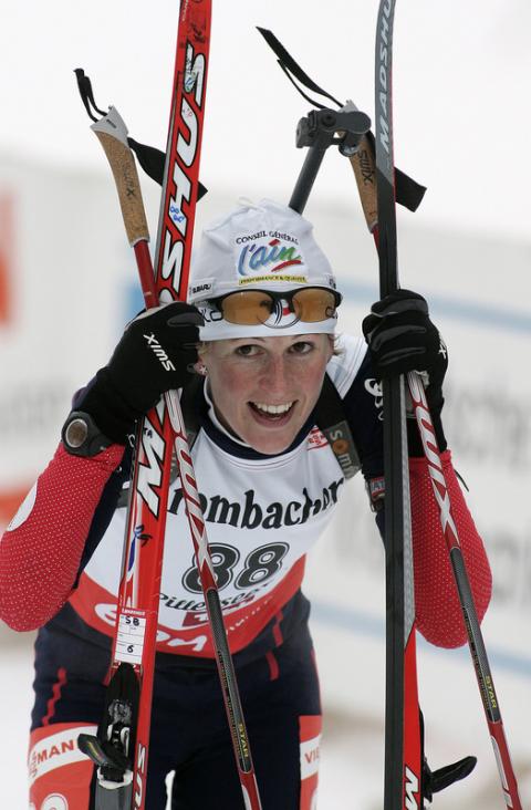 BAILLY Sandrine. Hochfilzen 2007. Sprint. Women.