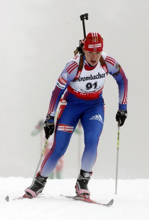 IOURIEVA Ekaterina. Hochfilzen 2007. Sprint. Women.