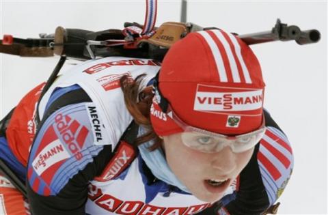 SLEPTSOVA Svetlana. Oberhof 2008 Women Sprint