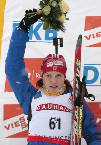 SLEPTSOVA Svetlana. Oberhof 2008 Women Sprint