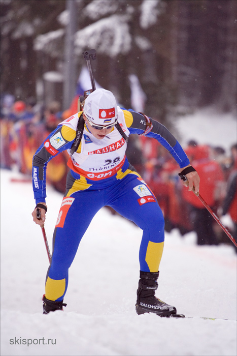 KHVOSTENKO Oksana. Oberhof 2008 Women Sprint