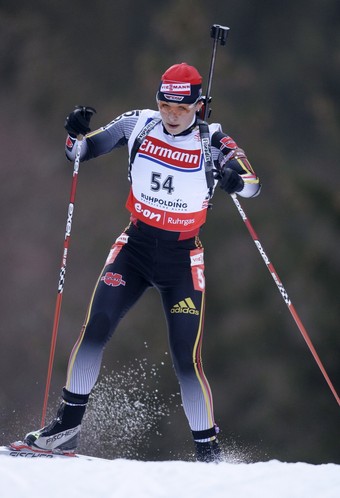 NEUNER Magdalena. Ruhpolding 2008. Sprint. Women.