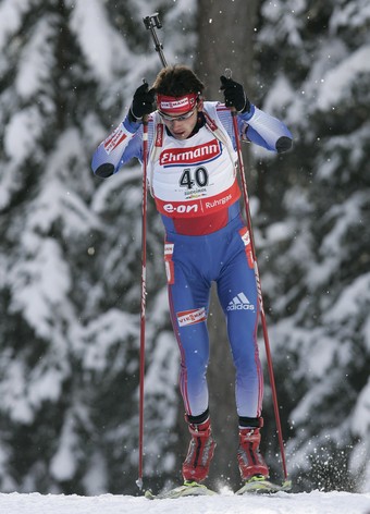KRUGLOV Nikolay. Antholz 2008. Sprint. Men.
