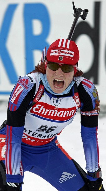SLEPTSOVA Svetlana. World Championship 2008. Ostersund. Sprint. Women.