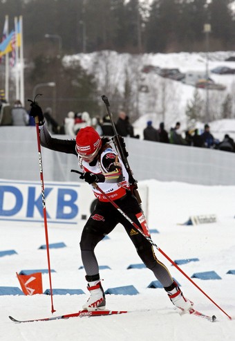 HENKEL Andrea. World Championship 2008. Ostersund. Sprint. Women.