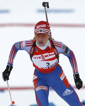 AKHATOVA Albina. World Championship 2008. Ostersund. Pursuit. Women.