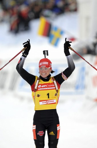 HENKEL Andrea. World Championship 2008. Ostersund. Pursuit. Women.