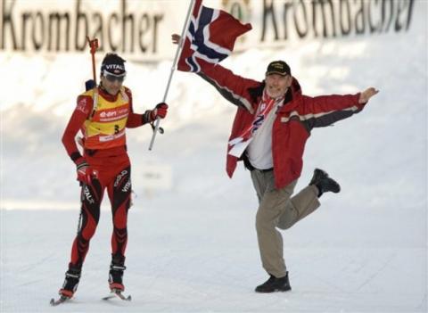 BJOERNDALEN Ole Einar. World Championship 2008. Ostersund. Pursuit. Men.