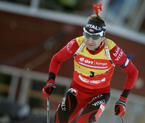 BJOERNDALEN Ole Einar. World Championship 2008. Ostersund. Pursuit. Men.