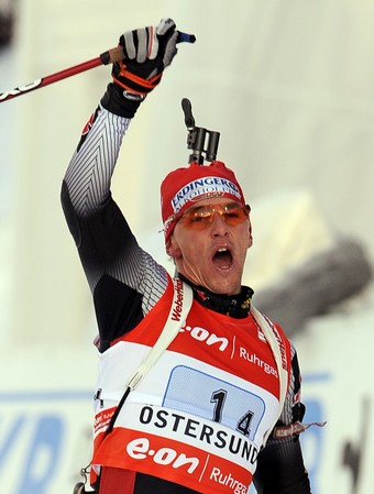 GREIS Michael. World Championship 2008. Ostersund. Mixed relay.