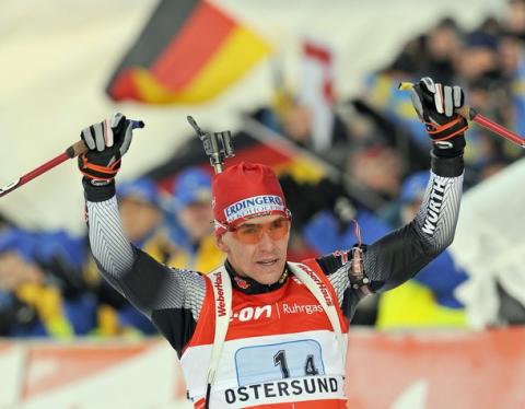 GREIS Michael. World Championship 2008. Ostersund. Mixed relay.