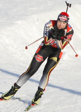 NEUNER Magdalena. World Championship 2008. Ostersund. Mixed relay.