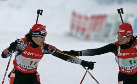 NEUNER Magdalena. World Championship 2008. Ostersund. Relay. Women.