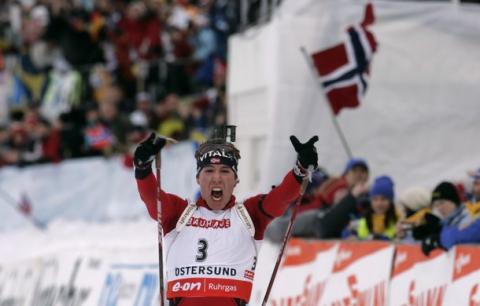 SVENDSEN Emil Hegle. World Championship 2008. Ostersund. Mass. Men.