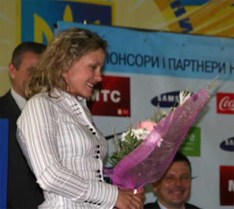 KHVOSTENKO Oksana. Best sportsmen of Ukraine