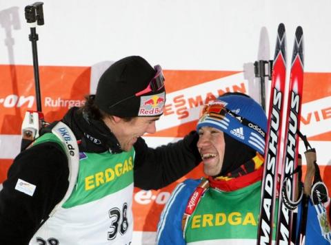 ROESCH Michael, , TCHOUDOV Maxim. Oberhof 2009 Men Sprint
