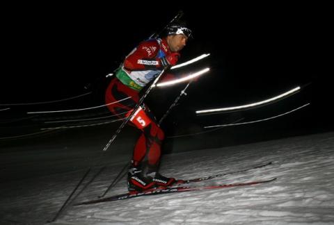 BJOERNDALEN Ole Einar. Ruhpolding 2009 Relay Men