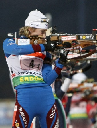BRUNET Marie Laure. World championship 2009. Mixed relay.