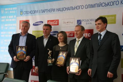 SEMERENKO Vita, , BRYNZAK Volodymyr, , Shamraj Grigoriy. Vita Semerenko - sportsman of the month
