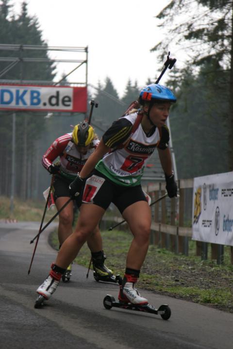 PIPKUN Irina . Oberhof 2009. Summer world championship. Mixed relay. Junior.