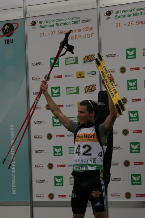 LESSER Erik. Oberhof 2009. Summer world championship. Sprint. Junior.