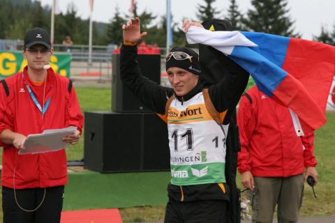 MAGAZEEV Pavel. Oberhof 2009. Summer world championship. Sprint. Junior.