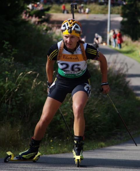 BILOSYUK Olena. Oberhof 2009. Summer world championship. Sprint. Men, women. 