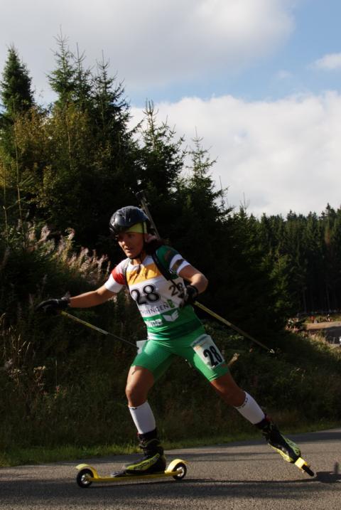 KALINCHIK Liudmila. Oberhof 2009. Summer world championship. Sprint. Men, women. 