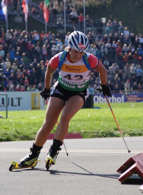 NEUNER Magdalena. Oberhof 2009. Summer world championship. Sprint. Men, women. 